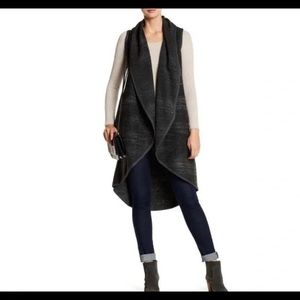 Lucky Brand Wool Long Sweater Vest